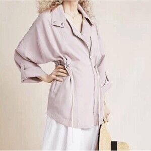 Anthropologie Light Weight Jacket Lilac Medium/Large